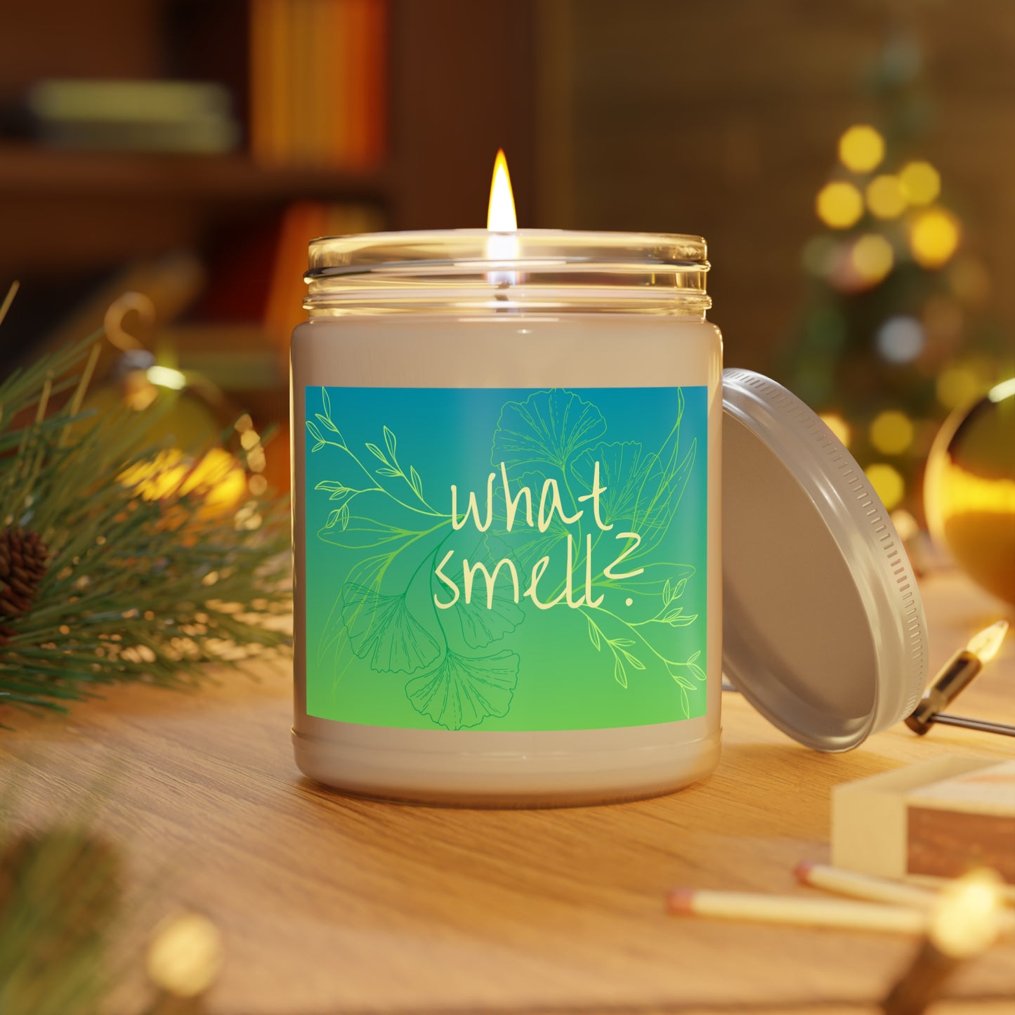 "What Smell?" Canna/smoke-masking candle