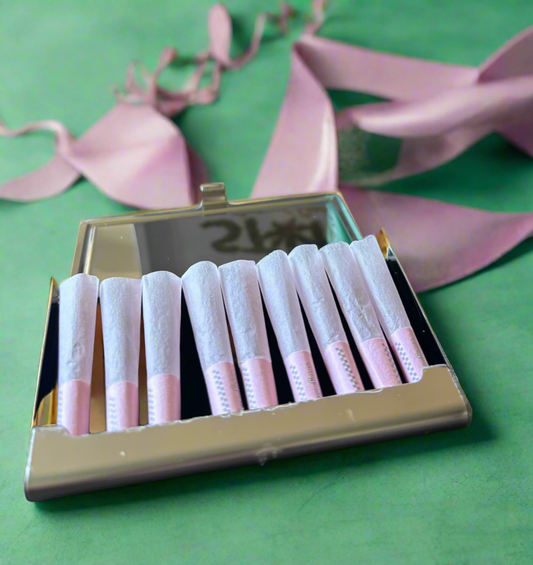 Pocket Puff™ Retro Mini Joint Case - Discreet Smell-Reducing Travel Case for Mini Joints