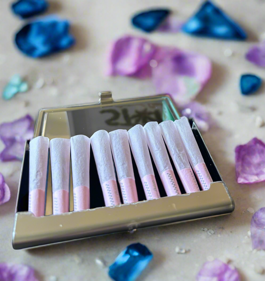 Pocket Puff™ Retro Mini Joint Case - Discreet Smell-Reducing Travel Case for Mini Joints