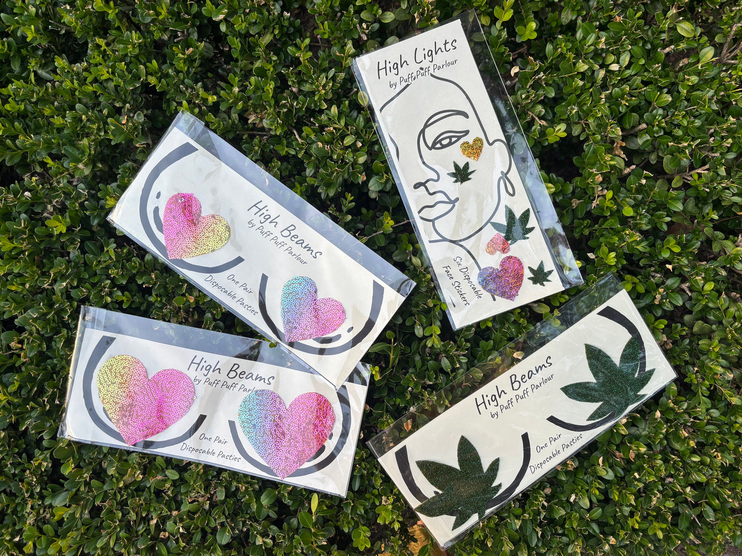 High Lights (TM) Cloth Face/Body Stickers (6 pc)