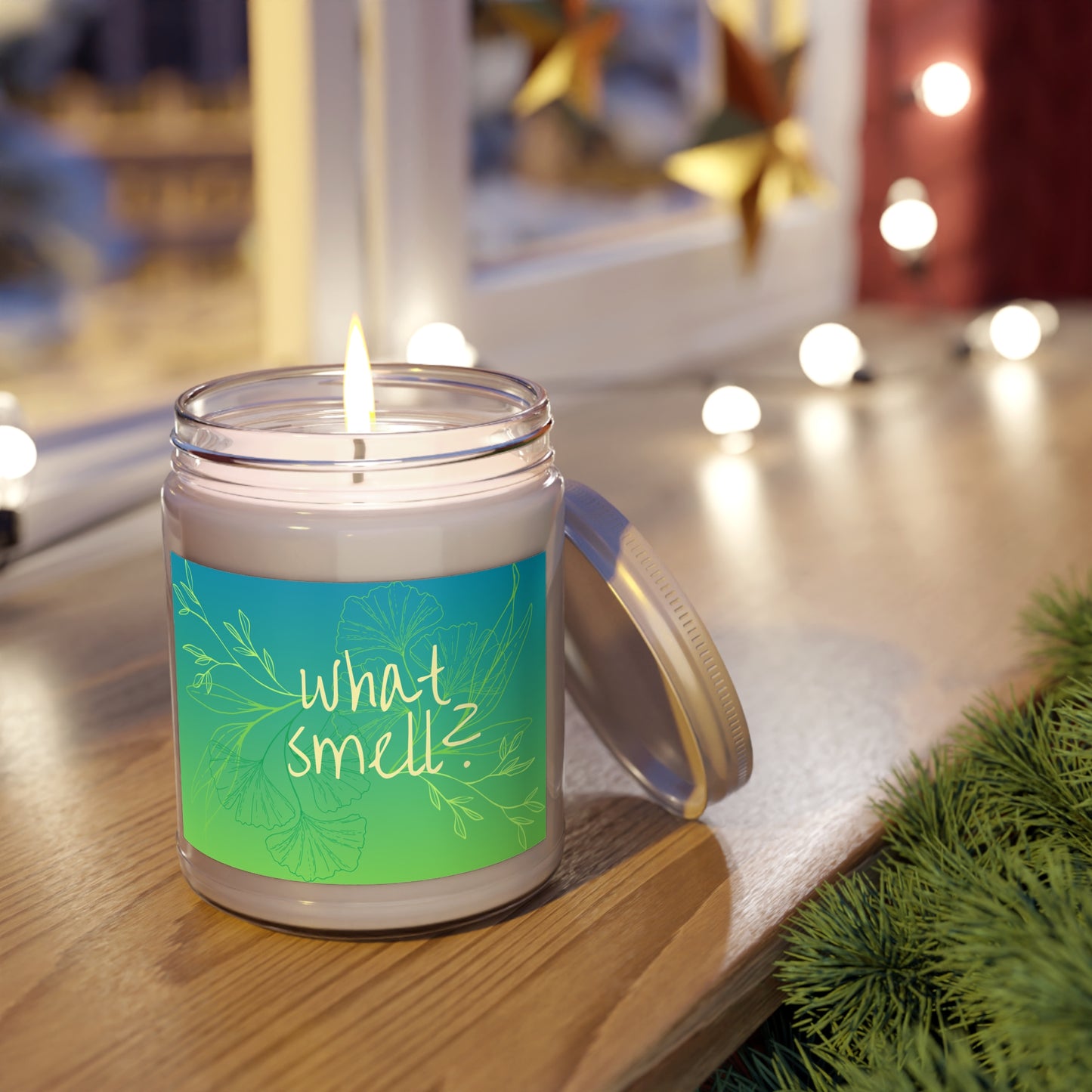 "What Smell?"  Canna/smoke-masking candle