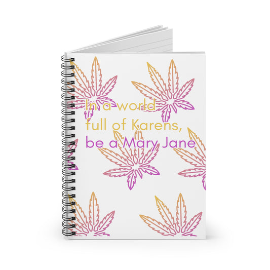 Spiral Notebook with Positive Vibes, Creative Journal, Gift for All Occasions, Fun Diary for Students, DIY Planner