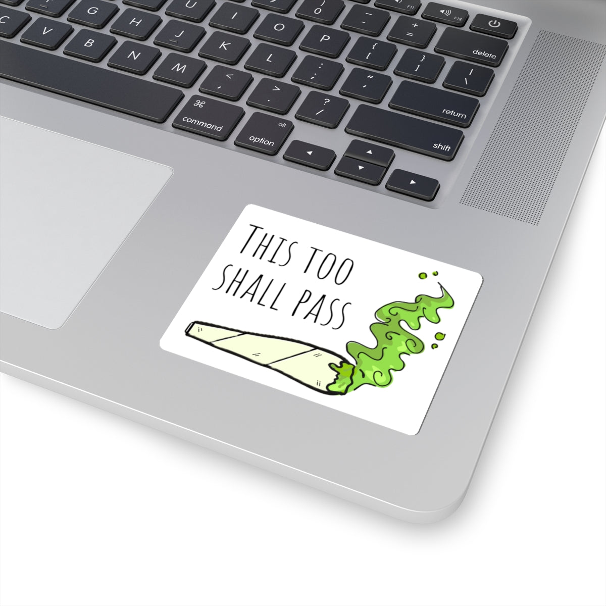 "This Too Shall Pass" Motivational Stickers, Inspirational Decals, Positive Vibes, Gift for Friends, Laptop Decor