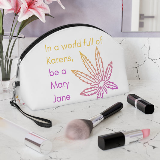 Stylish Stash Bag / Makeup Bag with Trendy Cannabis Design, Perfect for Gifts, Travel, and Everyday Use