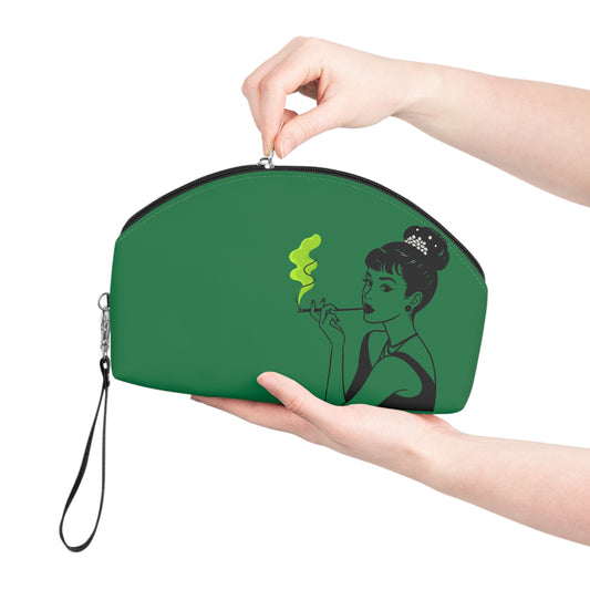 Puffany's Chic Stash Bag / Makeup Bag, Cosmetic Pouch, Makeup Organizer, Vintage Style Bag, Perfect Gift for Her, Elegant Travel Accessory