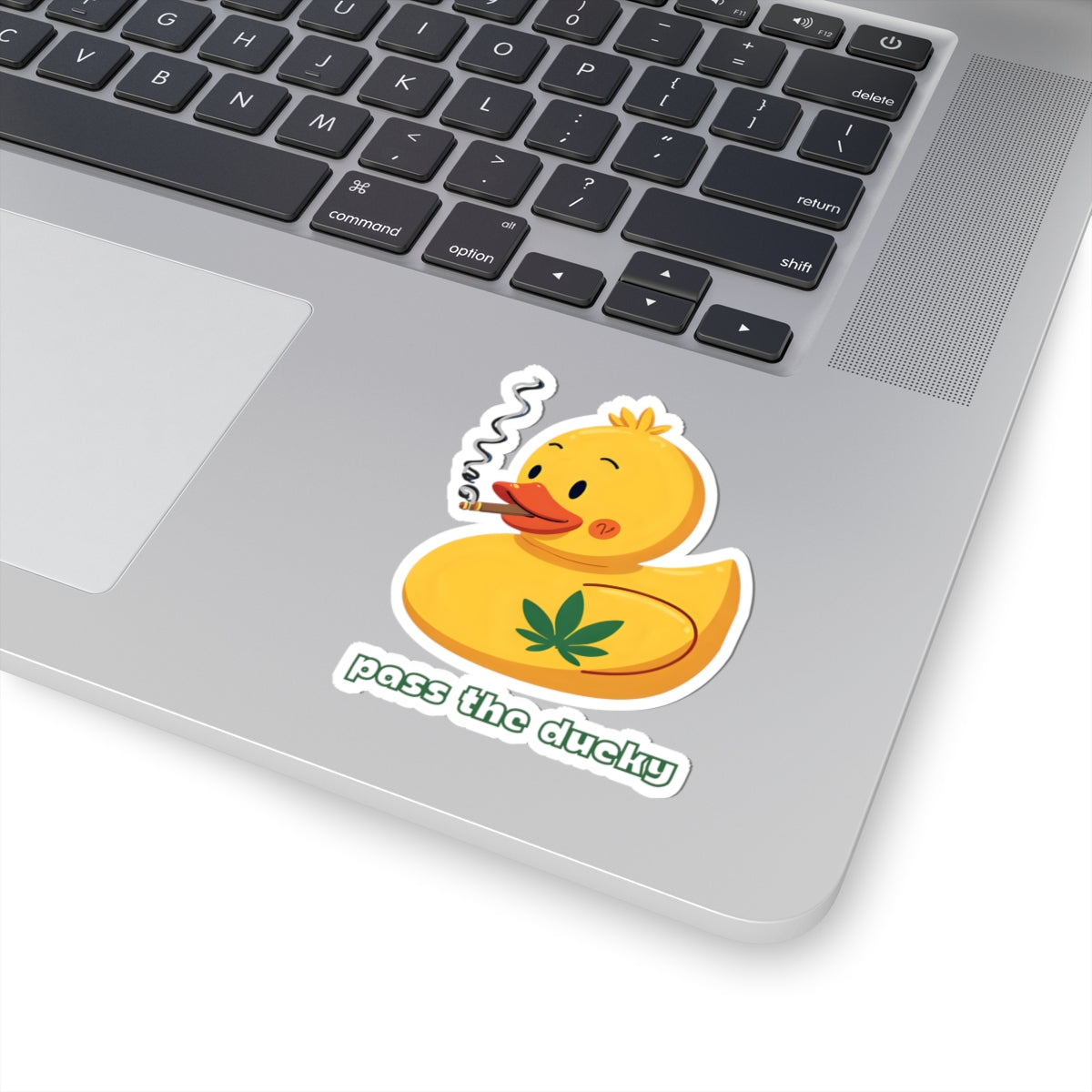 "Pass the Ducky" Stickers, Fun Decor for Laptops, Water Bottles, Gifts for Stoners, Quirky Party Favors, Humor and Chill Vibes