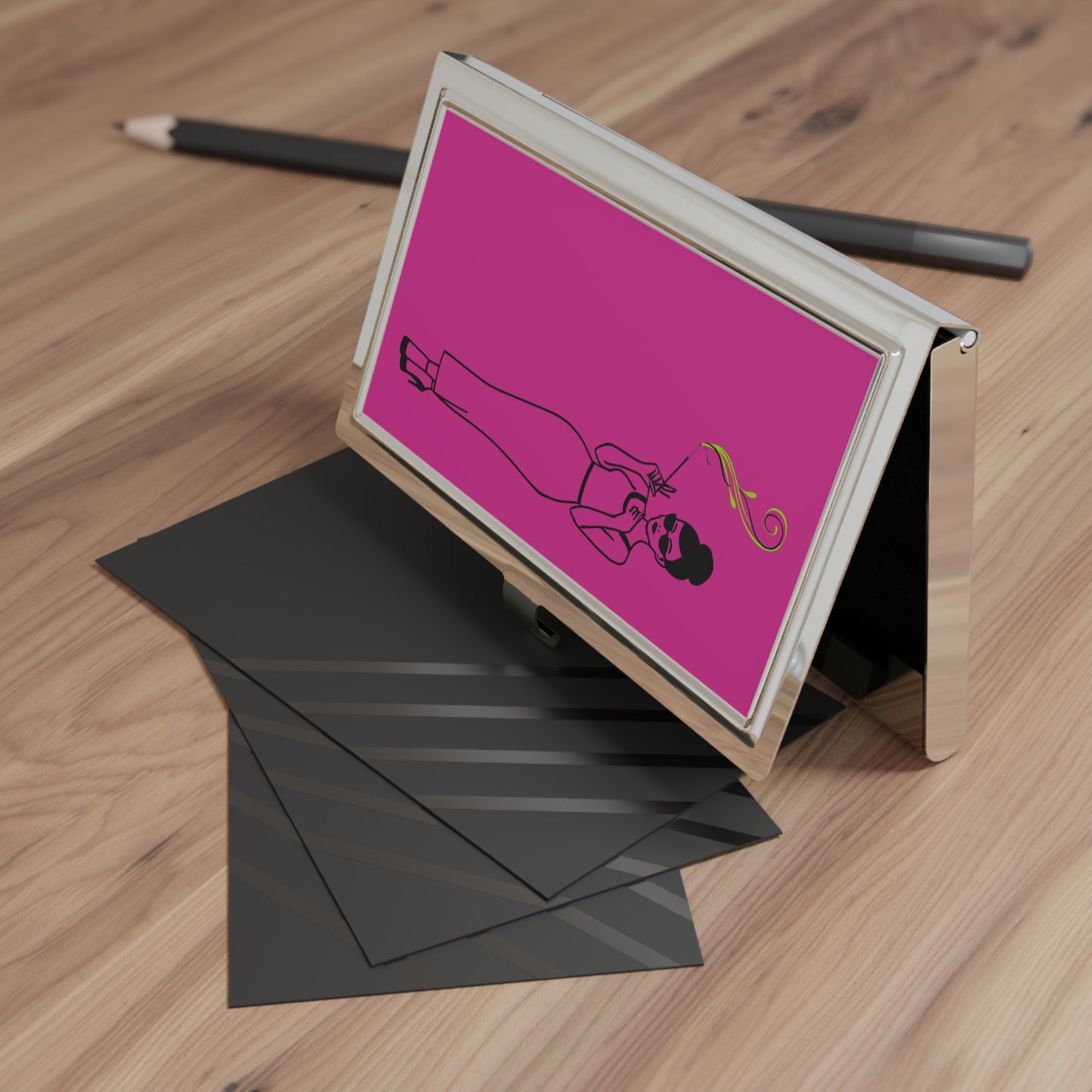 Chic PreRoll Case / Business Card Holder with Elegant Design, Stylish Office Accessory, Networking Essential, Gift for Entrepreneurs, Unique Feminine Touch