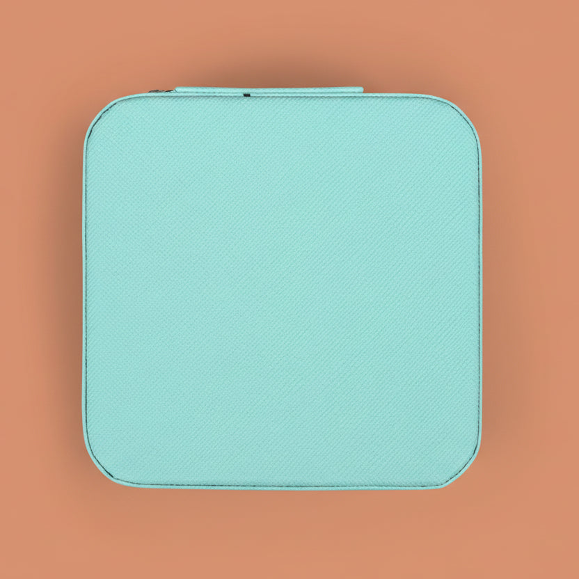 High Society Smoke  – Vintage Style Cannabis Art Compact Travel Jewelry Case