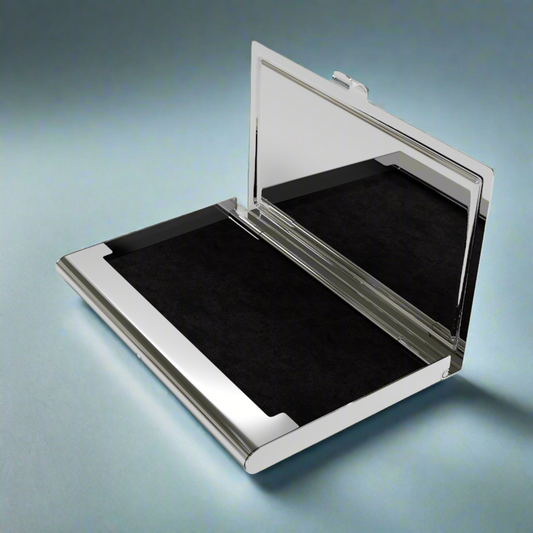 Chic Preroll Case / Business Card Holder, Stylish Card Case, Professional Accessory, Elegant Networking Gift, Unique Office Decor, Green Vintage Design