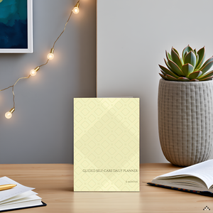 Guided Self-Care Daily Planner - 6 months (Beige)
