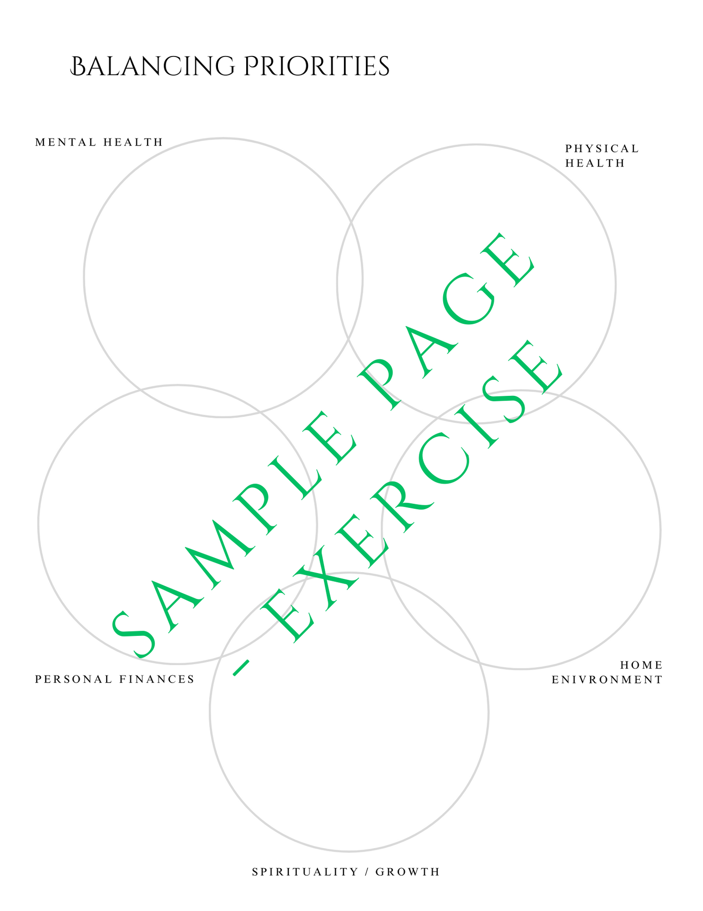 Guided Self-Care Daily Planner - 6 months (Blue / gold)