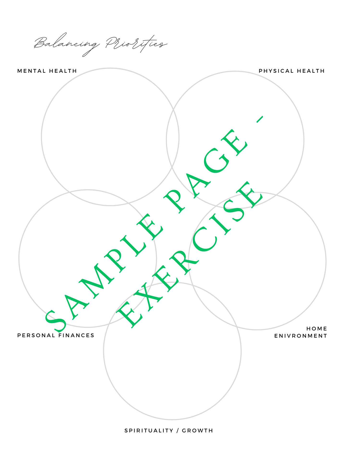 Guided Self-Care Daily Planner - 6 months (Floral)